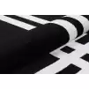 Hoom Rugs York 201 Siyah Çerçeveli Modern Salon Halısı