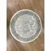 Hoom Rugs Deri Halı Gold Daire Dekoratif Deri Halı