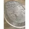 Hoom Rugs Deri Halı Gold Oval Dekoratif Deri Halı