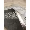 Hoom Rugs Deri Halı Gold Oval Dekoratif Deri Halı