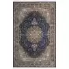Artemis Halı Silk 5158 C Kemik Lacivert İpekli Salon Halısı