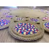 Hoom Rugs Jut Kilim Multi Desen 120x120 Daire