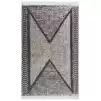 Eko Halı Arya AR 02 Grey Yıkanabilir Pamuk Çift Taraflı Kilim