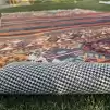 Tuğra Halı Şal 10600 Fırsat Etnik Desenli Modern Kilim