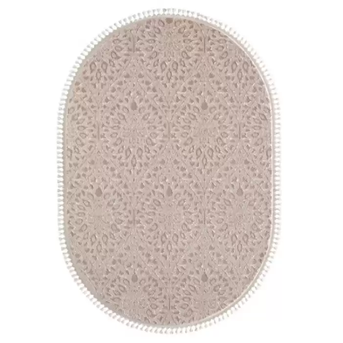 Hoom Rugs Lux 9893 Pudra Klasik Oval Halı