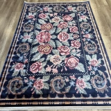 Eko Halı Antique ATK 02 Black Yıkanabilir Makine Halısı