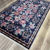 Eko Halı Antique ATK 02 Black Yıkanabilir Makine Halısı