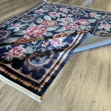 Eko Halı Antique ATK 02 Black Yıkanabilir Makine Halısı