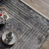 Eko Halı Mahal MHL 01 Antrasit Gold Salon Halısı