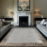 Eko Halı Mahal MHL 03 Cream Antrasit Salon Halısı