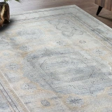 Eko Halı Mahal MHL 04 Antrasit Gold Salon Halısı