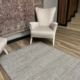 Eko Halı Soho SH 01 Grey Hav Toz Vermez Hasır Dokuma Modern Makine Halısı