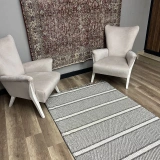 Eko Halı Soho Fırsat SH 07 Grey Ivory Hav Toz Vermez Hasır Dokuma Modern Makine Halısı