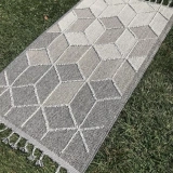 Eko Halı Soho SH 03 Grey Hav Toz Vermez Hasır Dokuma Modern Makine Halısı