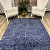 Hoom Rugs Milano 401 Lacivert Modern Salon Halısı