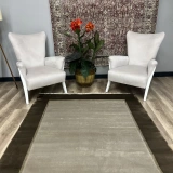 Hoom Rugs Night 601 Vizon Doğal Bambu Salon Halısı