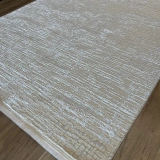 İpek Halı Sihir 17309 Beyaz Krem Modern Salon Halısı