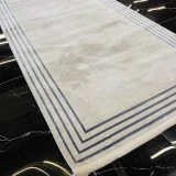 Luxess Halı Zen 1047 A.Blue Çerçeveli Modern Salon Halısı