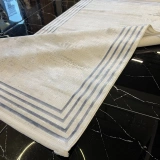 Luxess Halı Zen 1047 A.Blue Çerçeveli Modern Salon Halısı