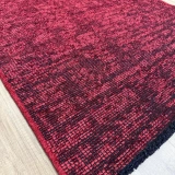 Hoom Rugs Vintage VTG 115 Bordo Dekoratif Yıkanabilir Kilim