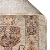 Eko Halı Sofia SOF 05 Cream Gold Uşak Motifli Renkli Makine Halısı