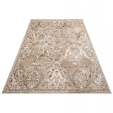 Eko Halı Sofia SOF 02 Cream Gold Uşak Motifli Renkli Makine Halısı