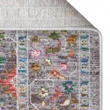 Eko Halı Sofia SOF 04 Multy Uşak Motifli Renkli Makine Halısı