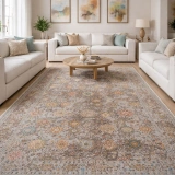 Eko Halı Sofia SOF 04 Multy Uşak Motifli Renkli Makine Halısı