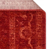 Eko Halı Shıraz SHR 03 Red Vintage Tarzlı Yumuşak Dokulu Modern Makine Halısı