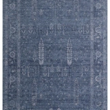 Eko Halı Shıraz SHR 03 Navy Vintage Tarzlı Yumuşak Dokulu Modern Makine Halısı