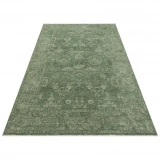 Eko Halı Shıraz SHR 02 Green Vintage Tarzlı Yumuşak Dokulu Modern Makine Halısı