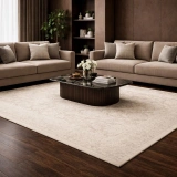 Eko Halı Shıraz SHR 01 Cream Vintage Tarzlı Yumuşak Dokulu Modern Makine Halısı