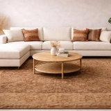 Eko Halı Shıraz SHR 01 Beige Vintage Tarzlı Yumuşak Dokulu Modern Makine Halısı