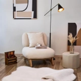 Apex Reiki Krem Peluş Post Şekilli Halı