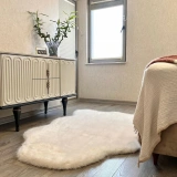 Apex Reiki Krem Peluş Post Şekilli Halı