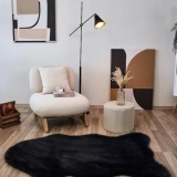 Apex Reiki Antrasit Peluş Post Şekilli Halı