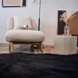 Apex Reiki Antrasit Peluş Post Şekilli Halı