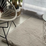 Apex Polo 8707 Vizon Peluş Düz Şekilli Halı