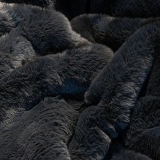 Apex Polo 8706 Antrasit Peluş Düz Şekilli Halı