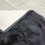 Apex Polo 8706 Antrasit Peluş Düz Şekilli Halı