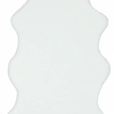 Apex Polo 8705 Beyaz Peluş Düz Şekilli Halı