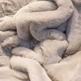 Apex Polo 8702 Gri Peluş Düz Şekilli Halı