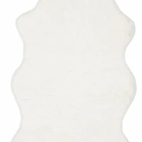 Apex Polo 8701 Krem Peluş Düz Şekilli Halı