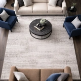 Hoom Rugs Marsilya HL436 Cream Vizon Modern Salon Halısı