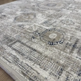 Luxess Halı Roma 1129 Gri Krem Modern Salon Halısı