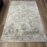 Luxess Halı Roma 1129 Gri Krem Modern Salon Halısı