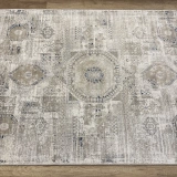 Luxess Halı Roma 1129 Gri Krem Modern Salon Halısı