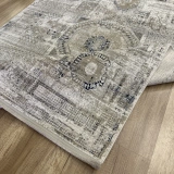 Luxess Halı Roma 1129 Gri Krem Modern Salon Halısı