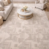 Luxess Diamond 2012 Gri Akrilik Modern Makine Halısı