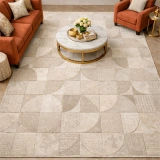 Luxess Lisbon 2003 Krem Akrilik Modern Makine Halısı